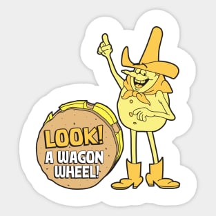 Look A Wagon Wheel - Time For Timer Sticker